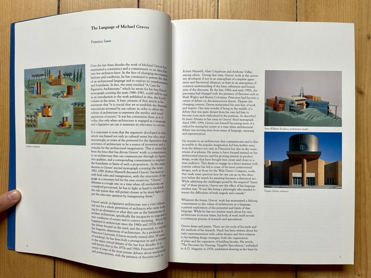 Libri: Michael Graves: Buildings and Projects 1995-2003 – Usato da Genève venduto da Januacoeli 2