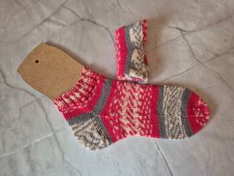 Norweger Sneakers Gr. 38/39- Hand gestrickt- Neu