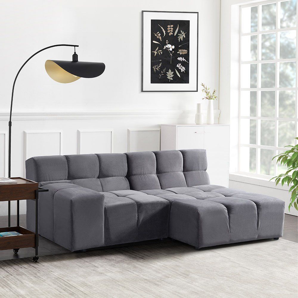 Sofas: Modulares Sofa ORNINA L - Rechts - Anthrazit – Neu und originalverpackt aus Wallenwil von toesstal-vertrieb