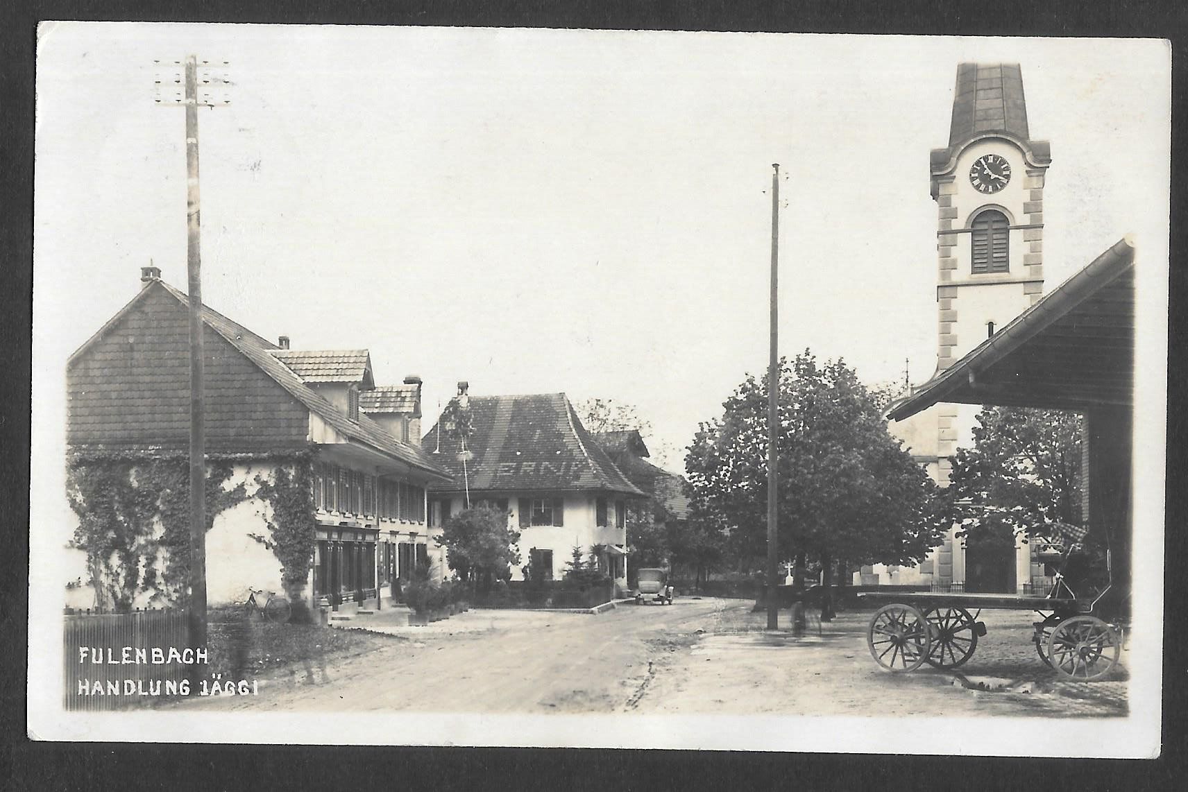 Cartoline postali: Fulenbach Teilansicht mit Handlung Jäggi – Usato da Olten venduto da clotaldi