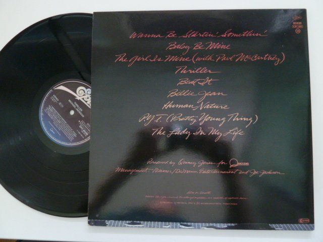 Dischi in vinile: Michael Jackson - Thriller  (VG++ / NM) – Usato da Au ZH venduto da sikoku 1
