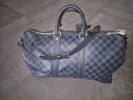 Original Louis Vuitton Keepall 45 BA.D.Grap Bag