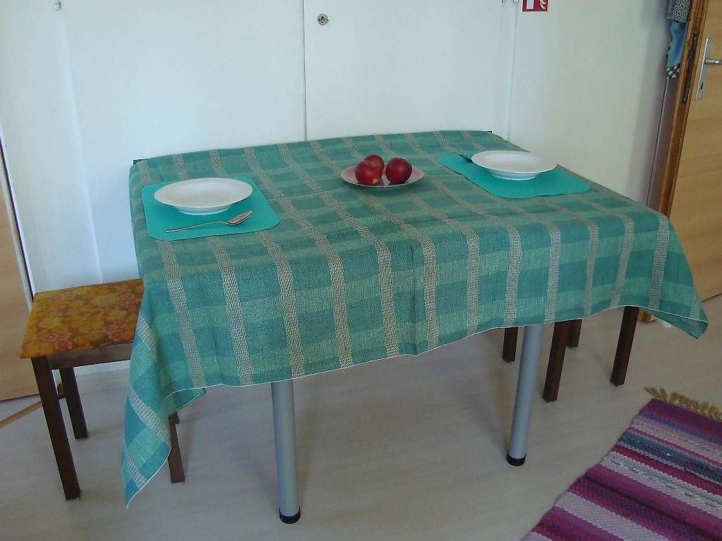 Tutte le decorazioni: Tischdecke türkis in Geschenkbox – Usato da St. Gallen venduto da nat_w7bl