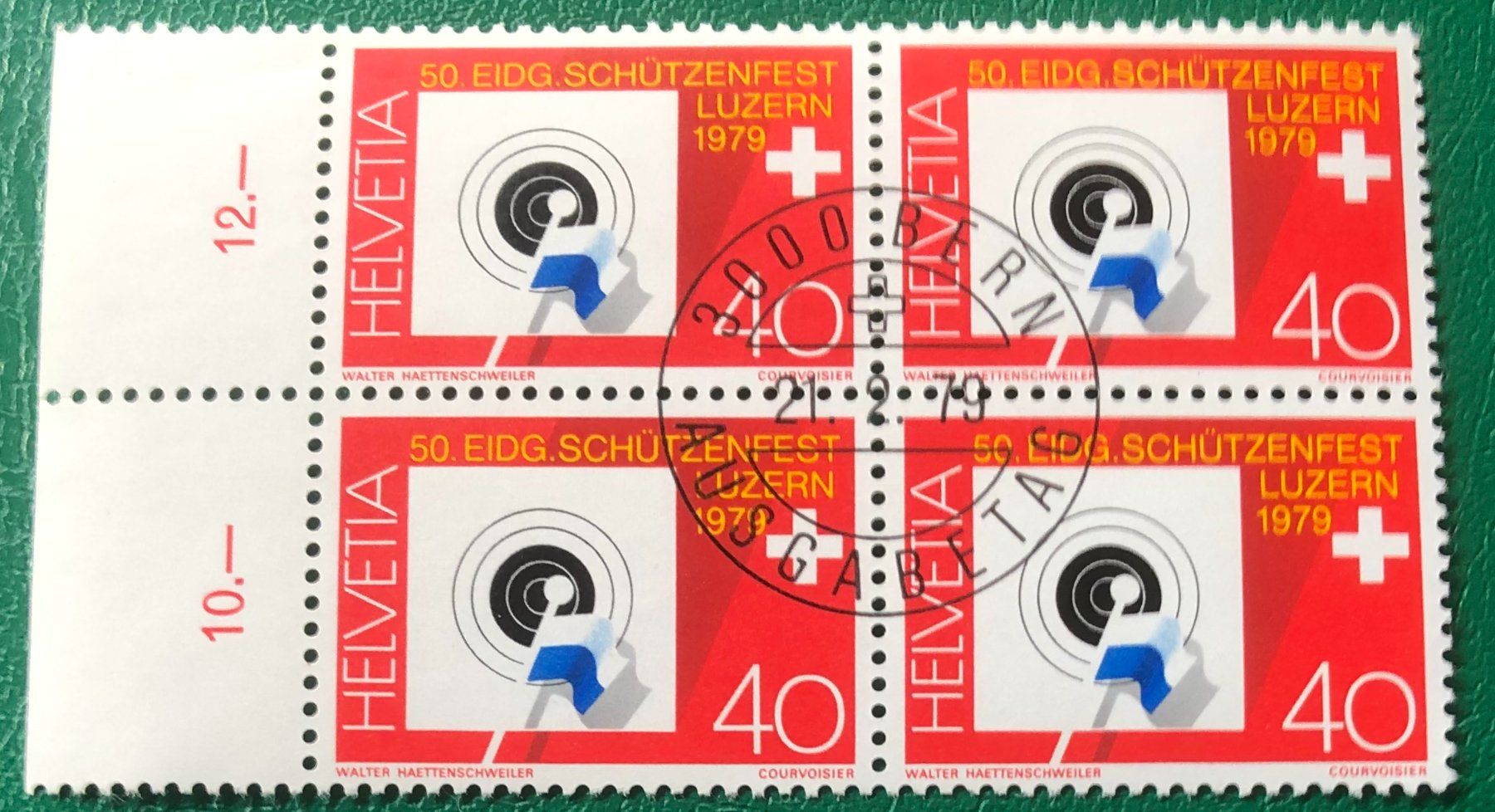 Tutti i francobolli: 4 er Block Nr. 623 mit ETStempel Bern – Usato da Aarau venduto da Billa007