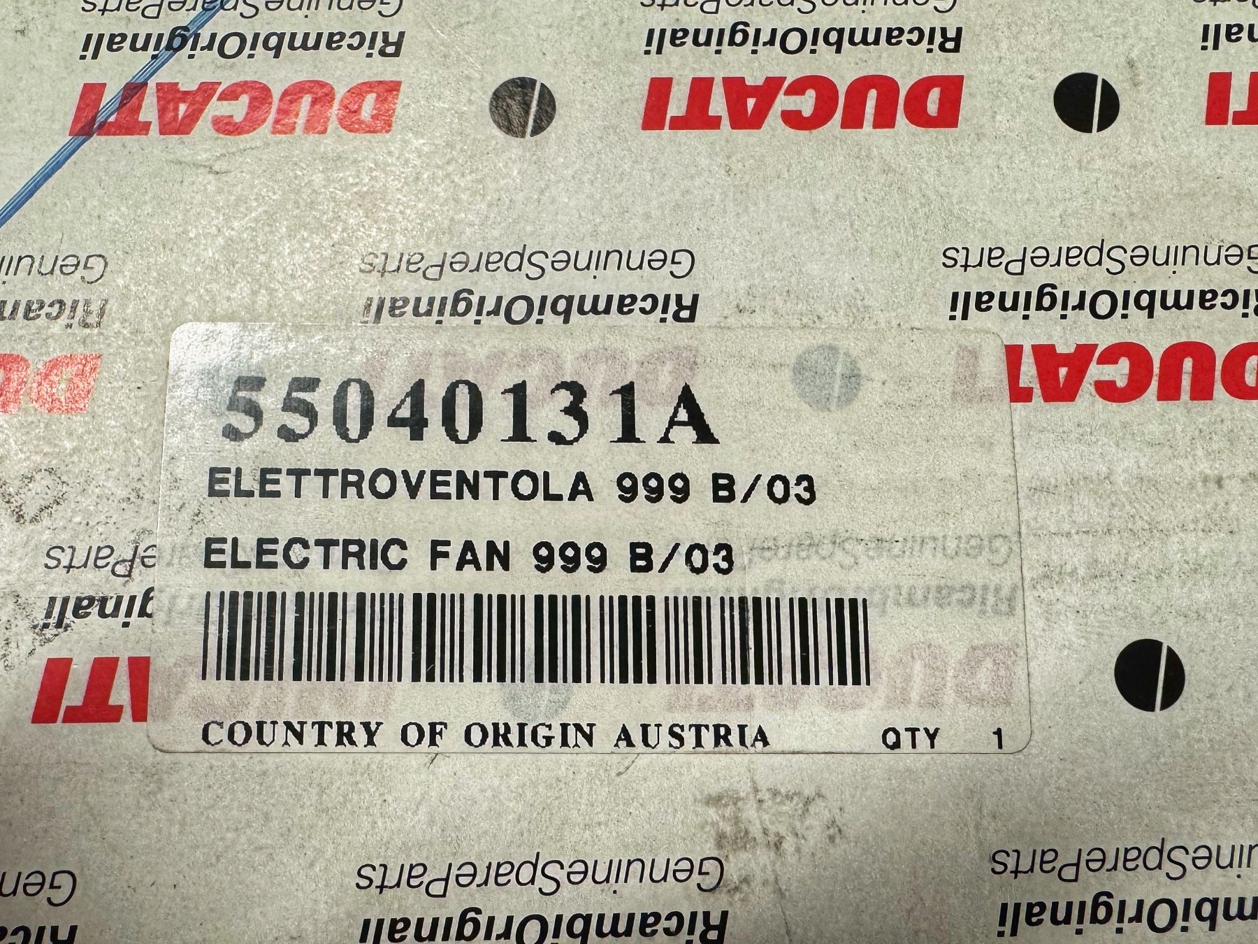 Ducati Tutti i ricambio per moto: Elektrolüfter Ducati 999 / 749 – Nuovo e nell'imballaggio originale da Schaenis venduto da Seliner_corse 1