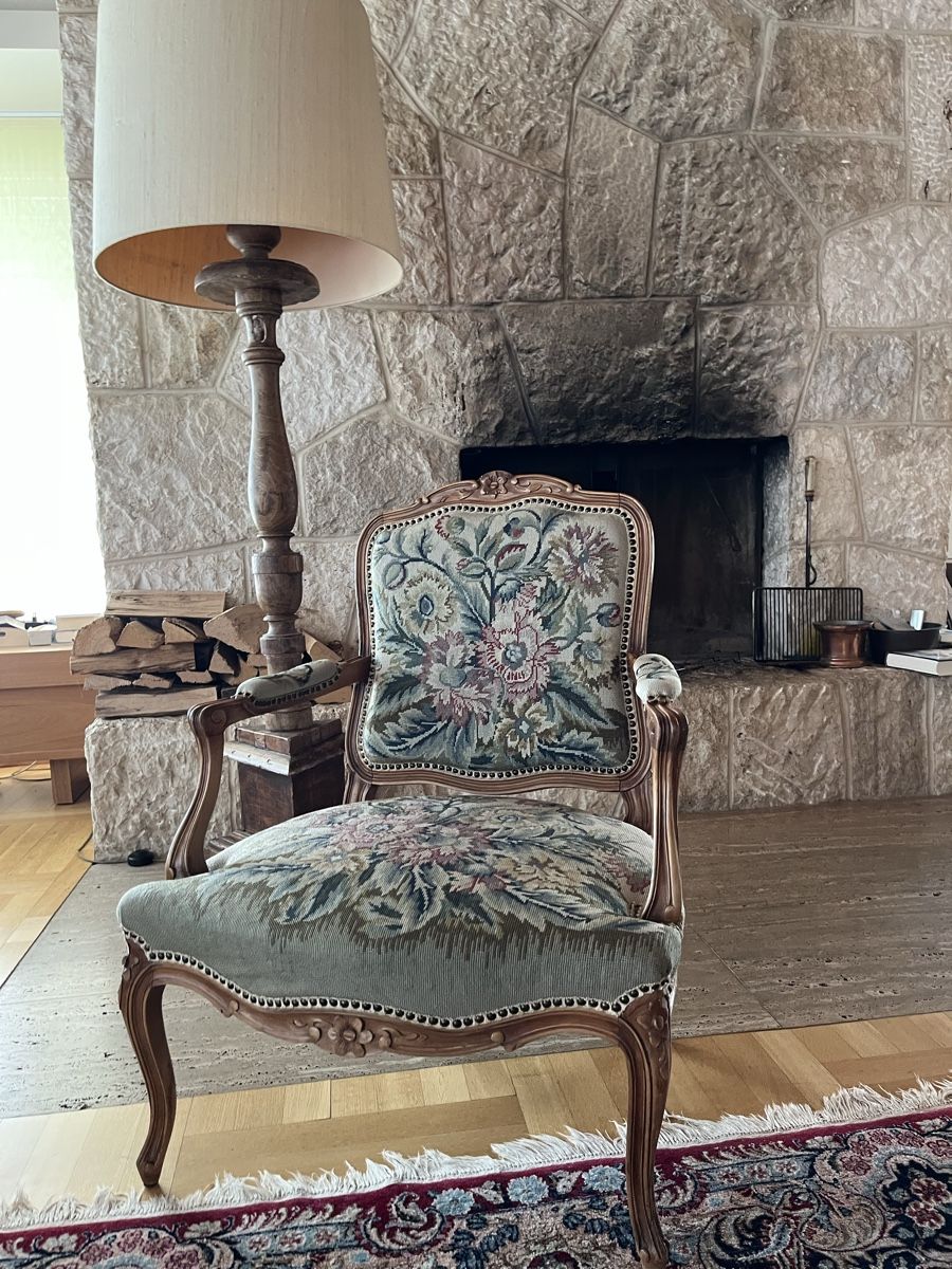 Poltrone: Antiker Louis XV Sessel, Gobelin – Usato da Meggen venduto da Ricardofrank 1