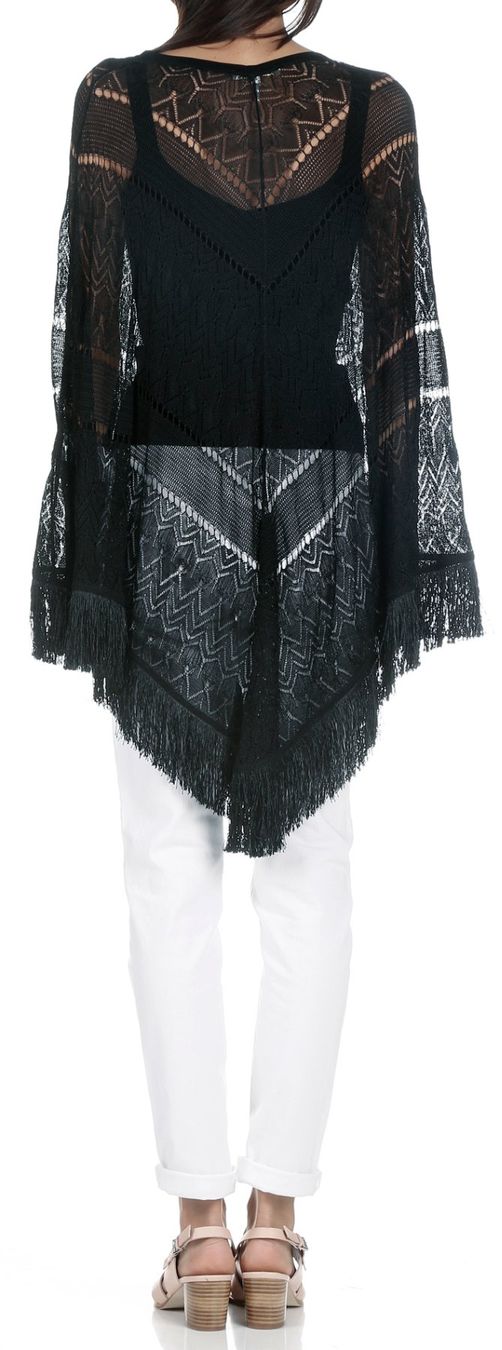 Covers & Schutzfolien: MAJE Poncho aus Spitzen mit Fransen Strickjacke NEU – Neu und originalverpackt aus st.gallen von Strubili 8