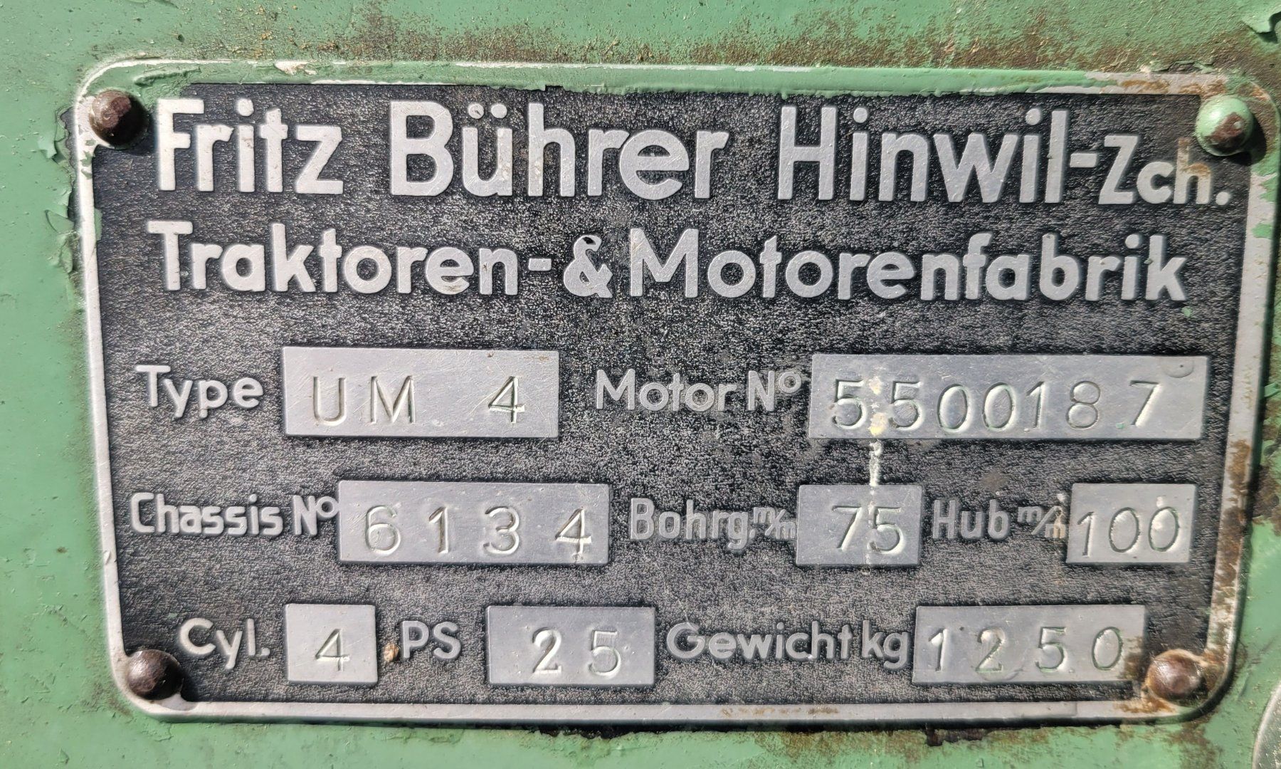 Bührer Traktoren: Bührer UM 4 – Gebraucht aus Gysenstein von mb5b 5