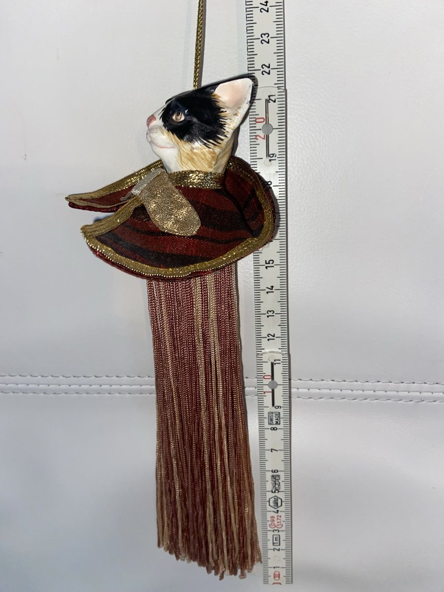 Tutte le decorazioni: Weihnachtsanhänger Katze mit Quaste – Usato da Düdingen venduto da Reconflo 3