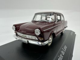 DKW Junior de Luxe 1:43, granatrot, limitiert, MINICHAMPS 