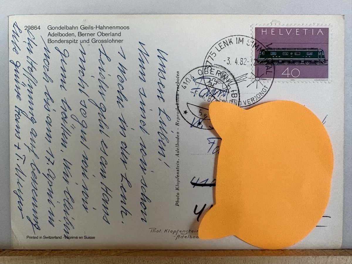 Cartoline postali: AK von Gondelbahn Geils Hahnemoos – Usato da Rümlang venduto da Kartenpost1 1