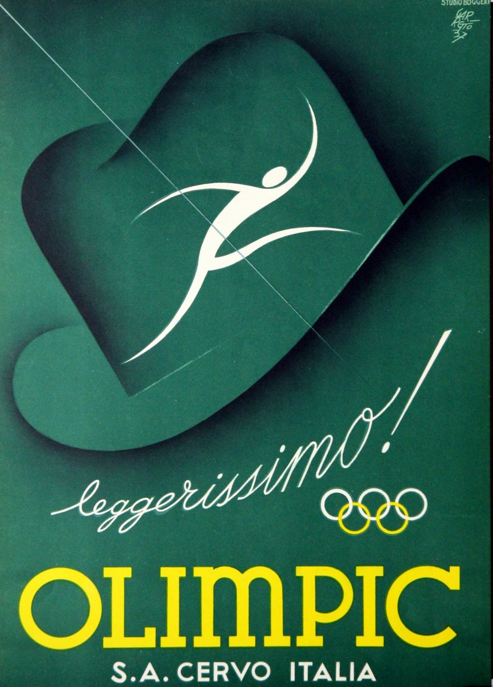 Poster & Bilder: OLIMPIC Cervo Italia - Original Plakat - Hut – Gebraucht aus Eggenwil von Joyart