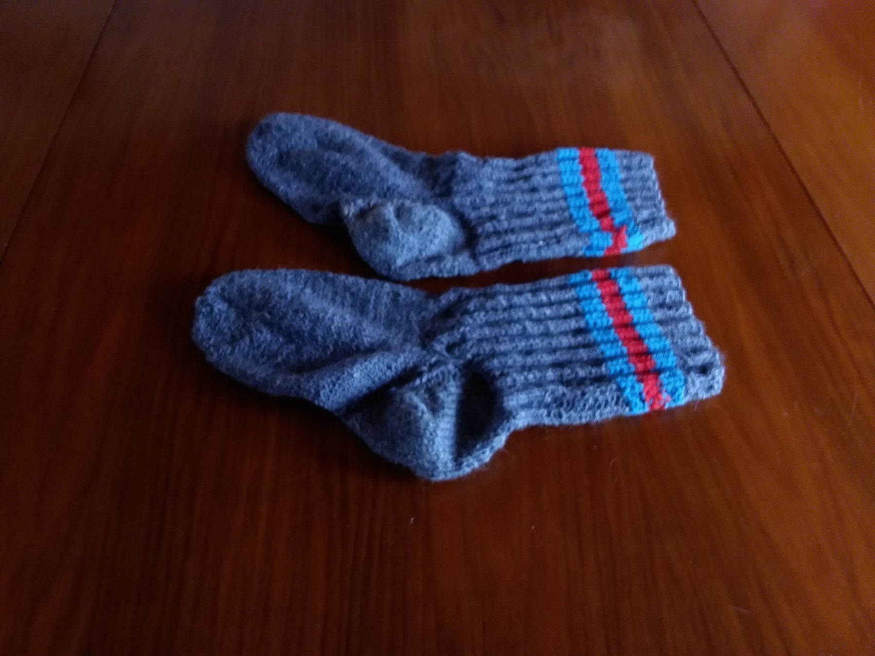 Calze: Warme, handgestrickte Socken, Grösse 36 - 38 – Nuovo e nell'imballaggio originale da Baden venduto da Katzenbaum27