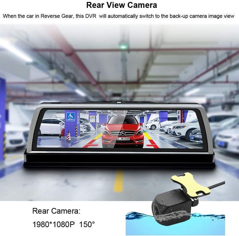 360-Grad-Panorama-Armaturenbrett 4G Auto DVR Dashcam