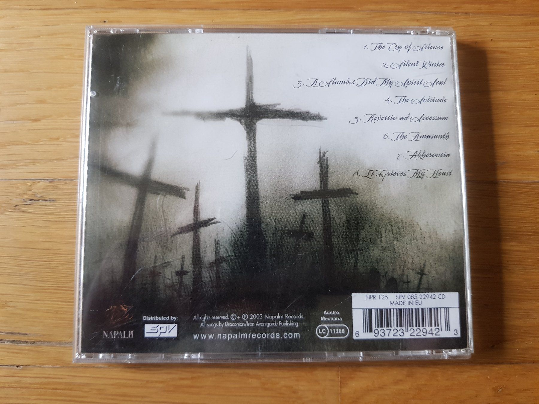 CDs: DRACONIAN - WHERE LOVERS MOURN – Gebraucht aus Martigny von yan_7tnz 1