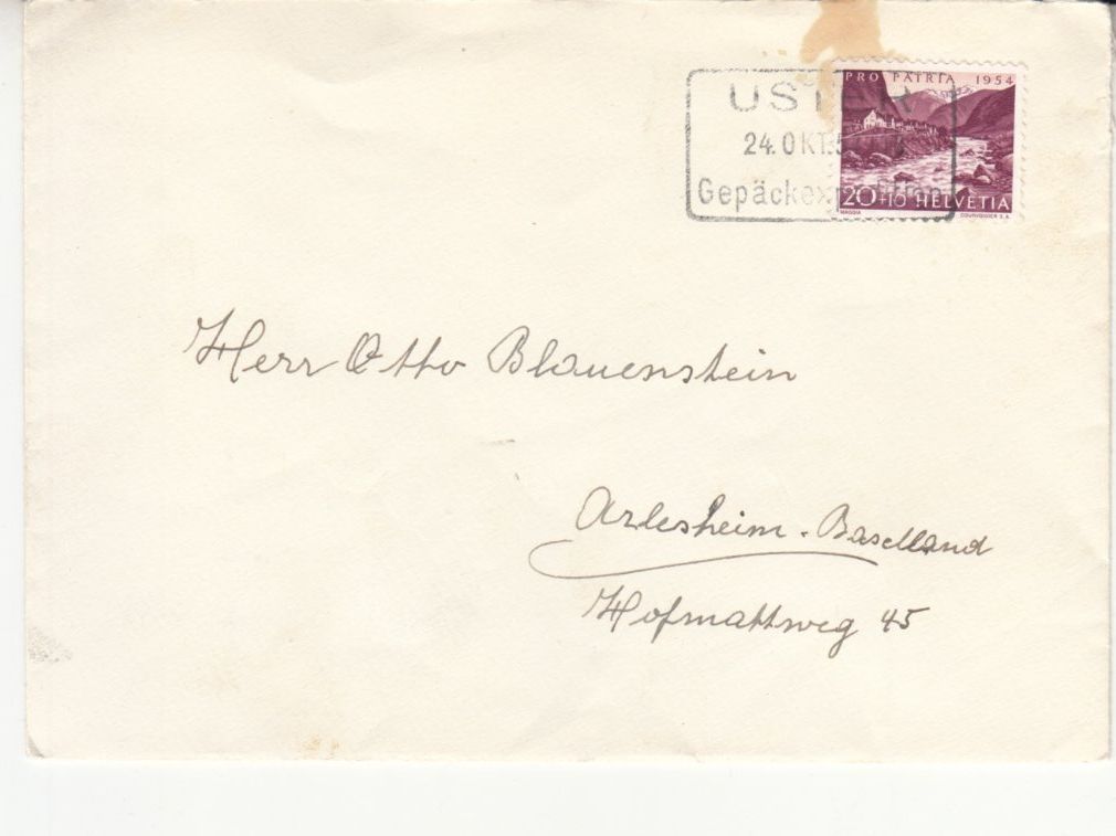 Alle Briefmarken: Bahnstempel 40er/50er Jahre 7 Briefe – Gebraucht aus Bürglen TG von StampGraf 7