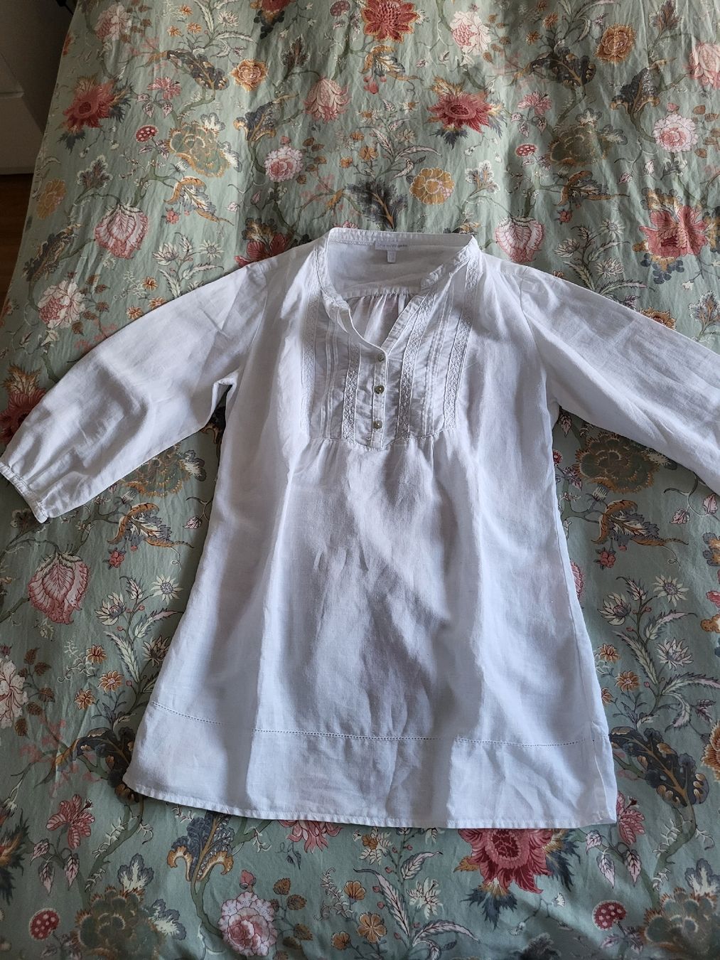 Blusen: Sommerliche Tunika/Bluse, weiss, Gr. 36 – Gebraucht aus Zürich von Mada45