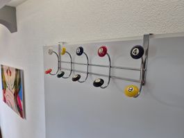 Türgarderobe Garderobe Kleiderhaken 10 Hacken mit Keramik