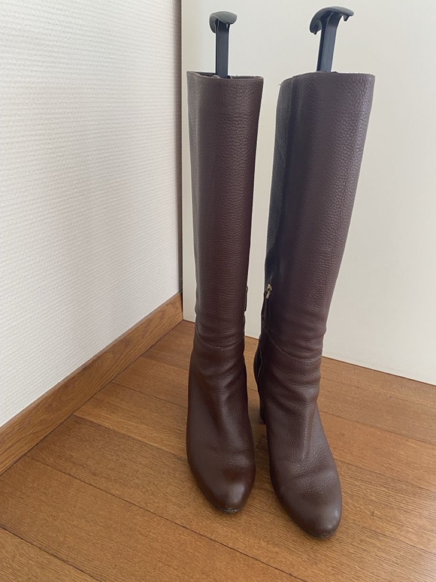 Scarpe da donna: Damen Stiefel braun Leder – Usato da Buchs Ag venduto da Cleaudia