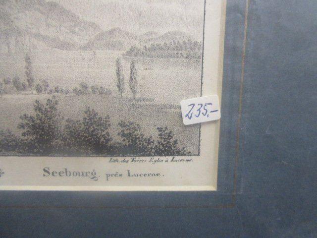 Stiche: Stich - Litho - Seeburg Luzern – Gebraucht aus Luzern von Horoskop1 7