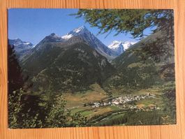 Lavin mit Piz Linard - AK