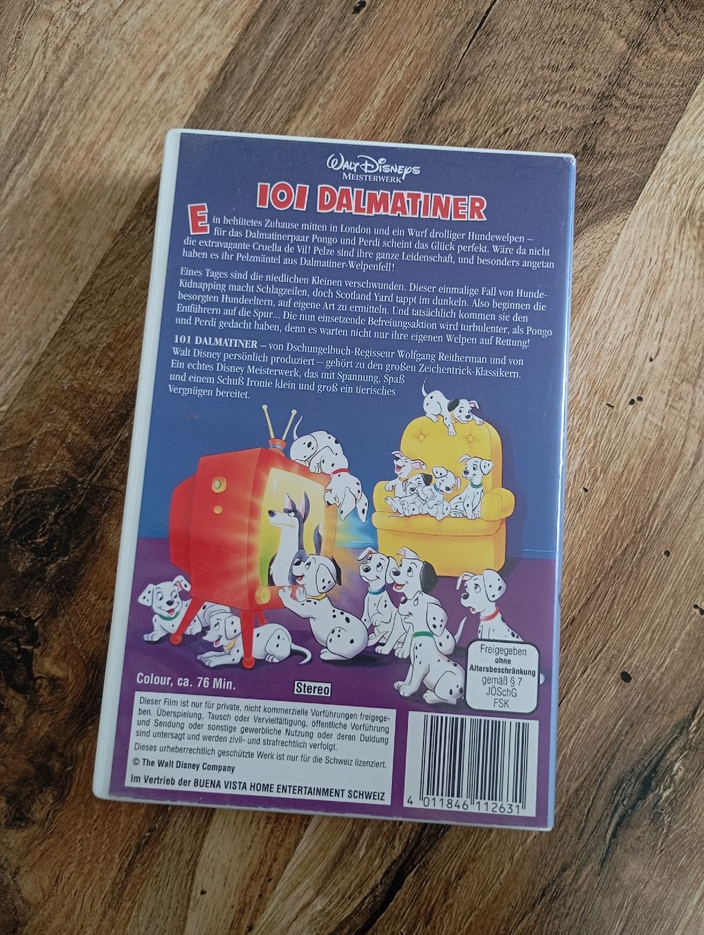 Tutti i VHS: Klassiker: 101 Dalmatiner VHS Kassette – Usato da Buchrain venduto da larissaa__x 2