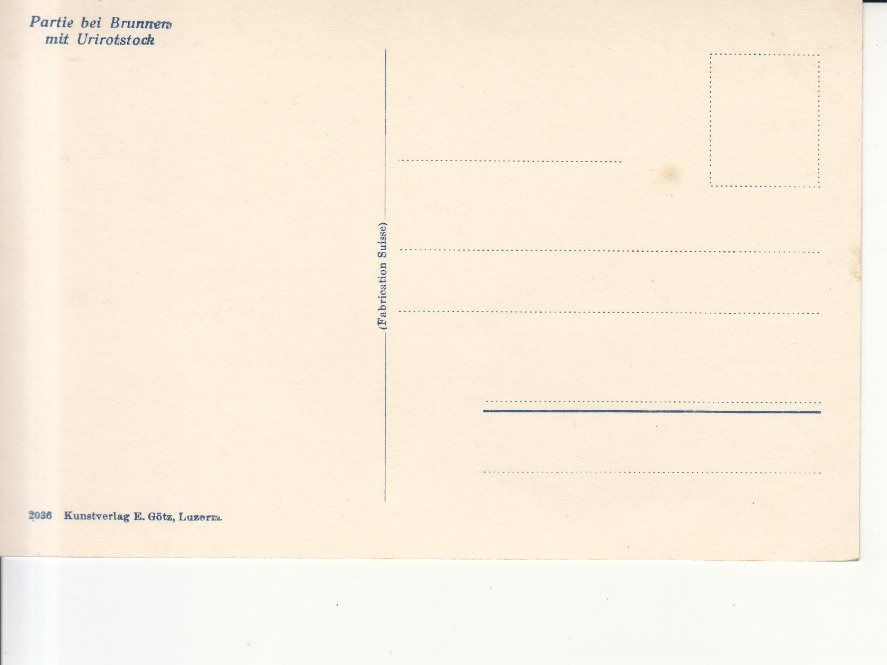 Cartoline postali: Brunnen ca. 1930 – Usato da Bürglen TG venduto da StampGraf 1