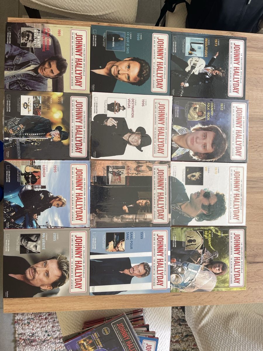 CDs: 50 CDs Johnny Halliday La Collection – Gebraucht aus Binningen von nussbaum04 5