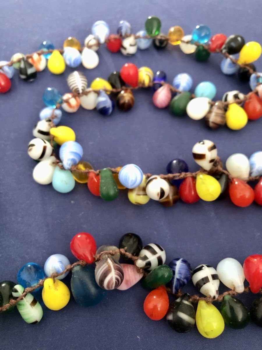 Catenine: Tolle Hals-Kette mit Glasperlen – Usato da Buchs AG venduto da Allerleis 3