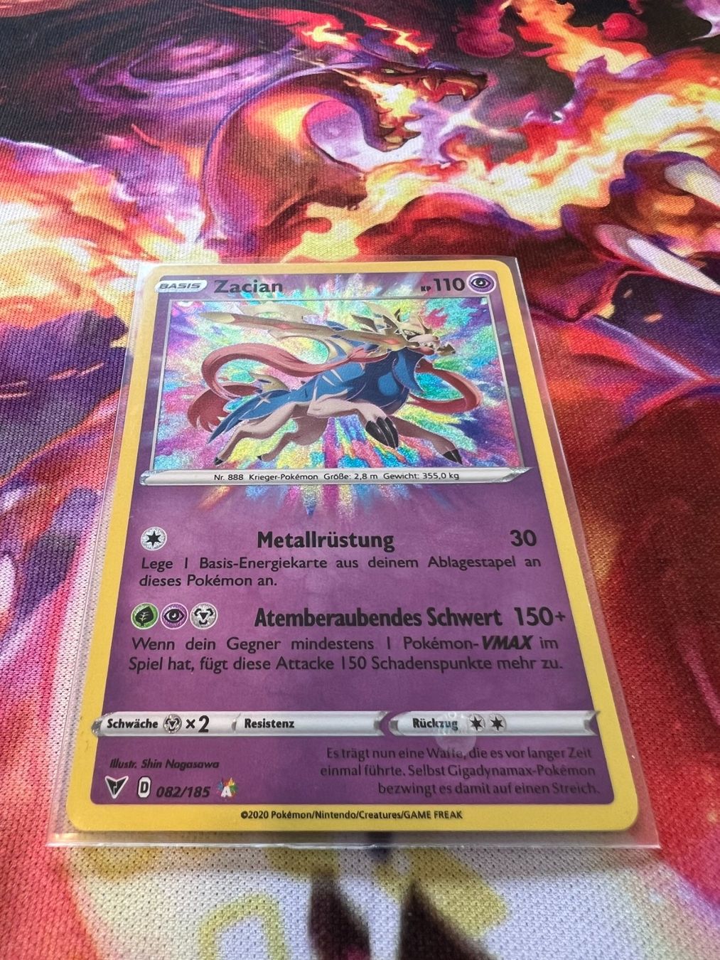 Pokémon Sammelbilder & Trading cards: Zacian (VIV 82) / -DE- / Farbenschock – Neu (gemäss Beschreibung) aus Bülach von CherryBlu