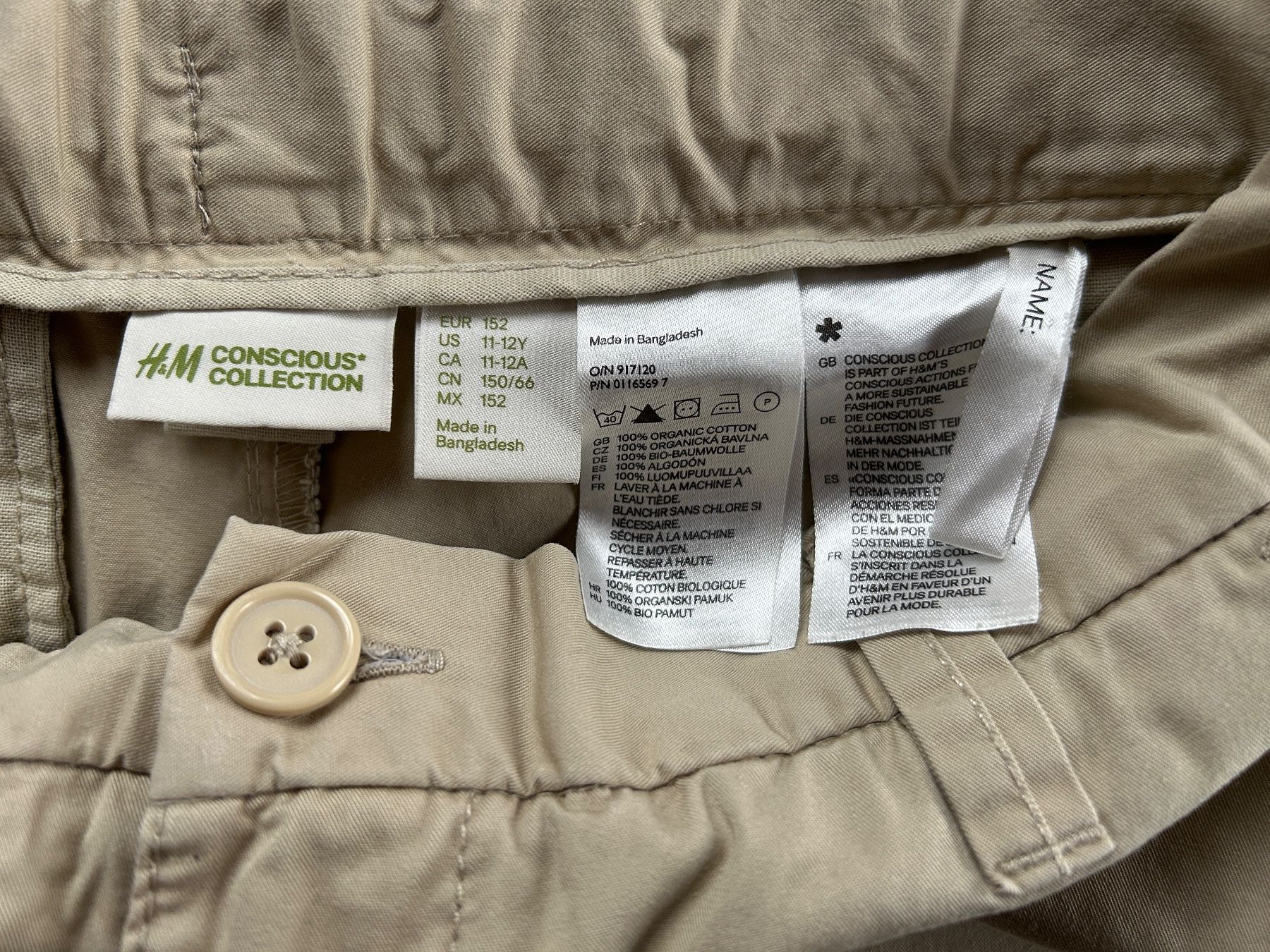 H&M Pantaloni: Kurze, beige Kinderhose Grösse 152 – Usato da Grosswangen venduto da che_gr 1