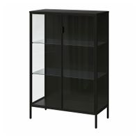 Ikea RUDSTA Vitrine, Anthrazit, 80x37x120 cm
