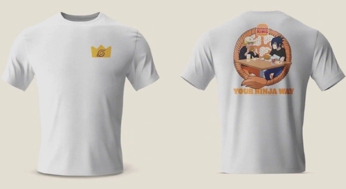 T-shirt: Naruto Burger King T-Shirt M – Nuovo e nell'imballaggio originale da Lenzburg venduto da Chicane 1