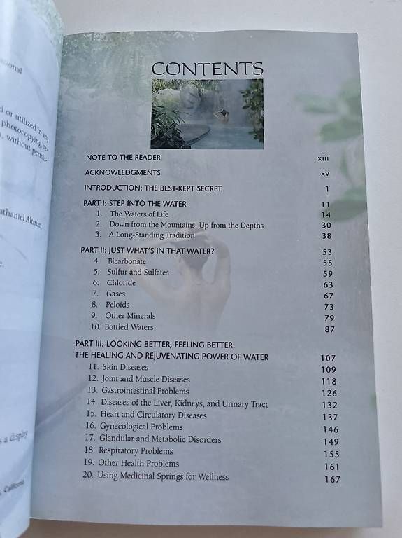Libri: Healing springs. Nathaniel Altman – Usato da Genève venduto da Eric1823 3