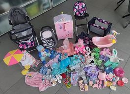 Baby Born doll set with accessories