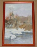 Ölgemälde (VI), gerahmt 13x19 cm