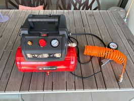 Einhell Kompressor TC-AC 190/6/8 OF Set, neuwertig