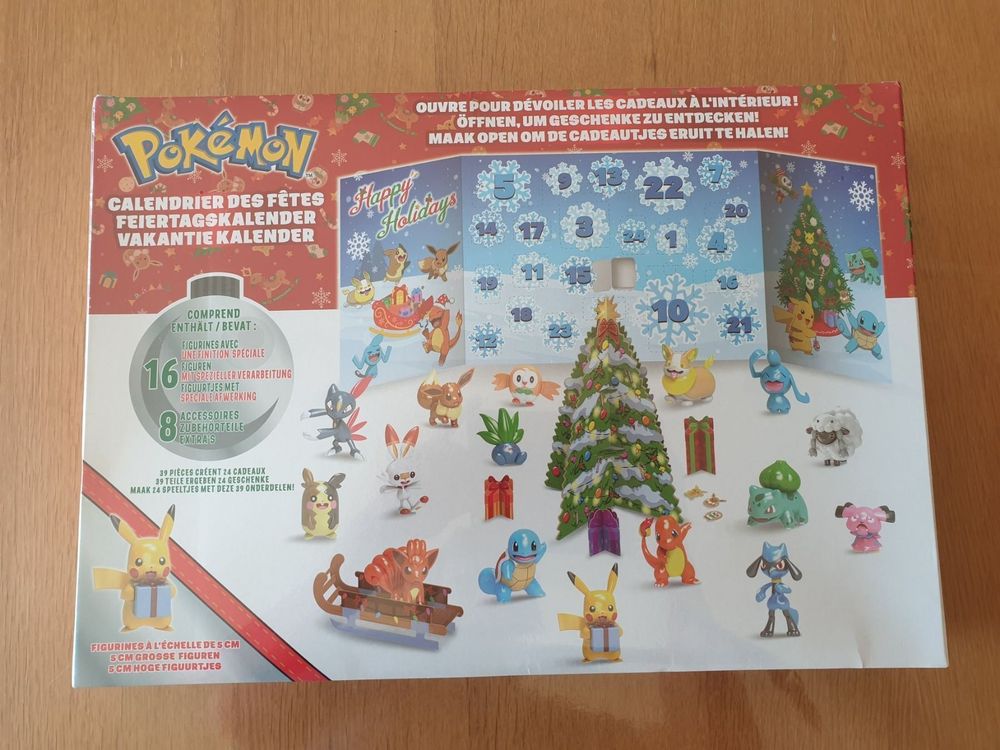 Calendrier Noel Pokemon 