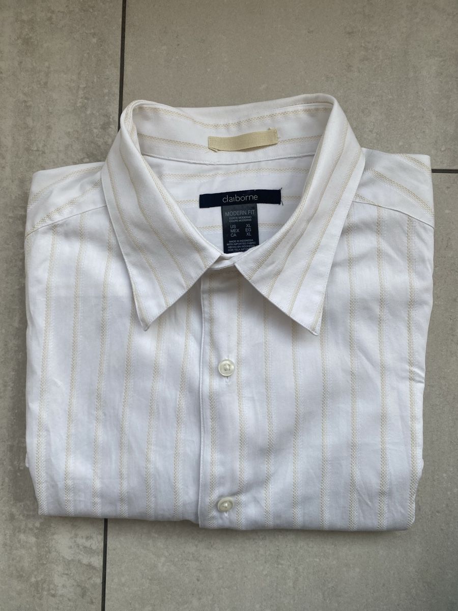 Hemden: CLAIBORNE Herrenhemd langarm Gr. L/XL – Gebraucht aus Wädenswil von JJ15