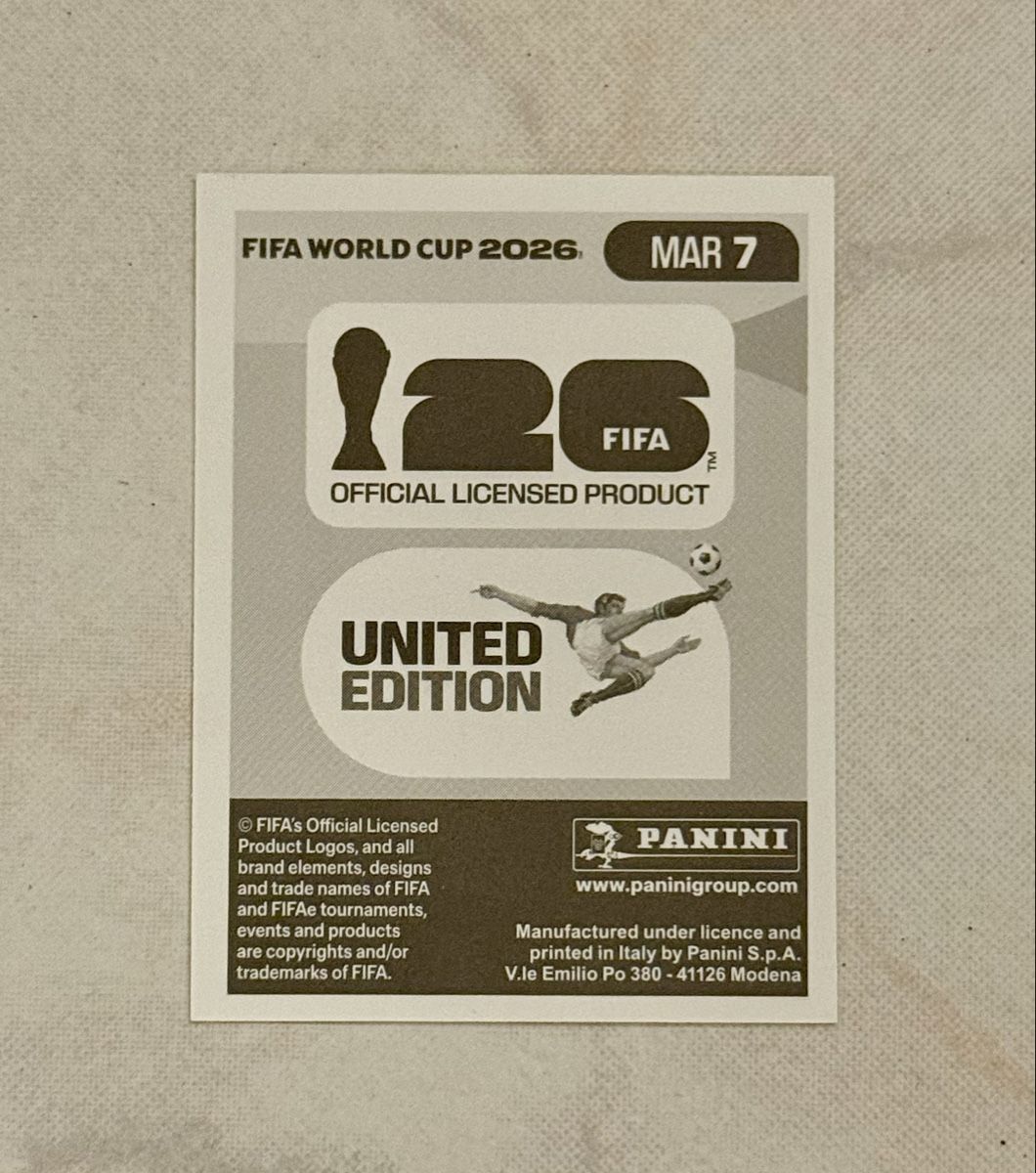 Panini Cartes à collectionner: Panini WM 2026!!! MAR 7 – Neuf (Voir description) à Oberentfelden par NunoLouro 1