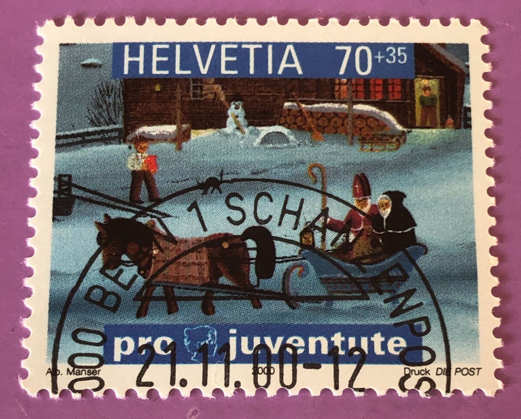 Tutti i francobolli: Nr.J356 mit ET Stempel Bern – Usato da Aarau venduto da Billa007