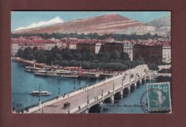 GENEVE - Pont du Mont-Blanc - 1911
