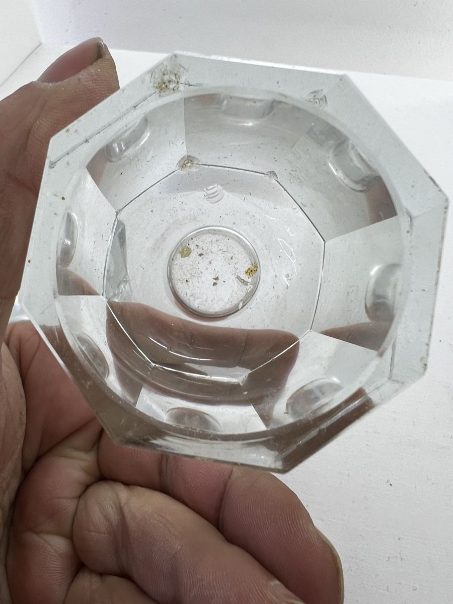 Portacandele: 3 Kerzenständer aus Glas oder Kristallglas – Usato da Wettingen venduto da NickInc 6