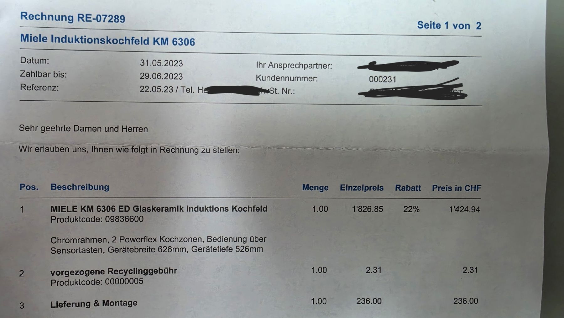 Miele Cucine: Miele Induktionskochfeld – Usato da Wetzikon ZH venduto da 9999zx 2