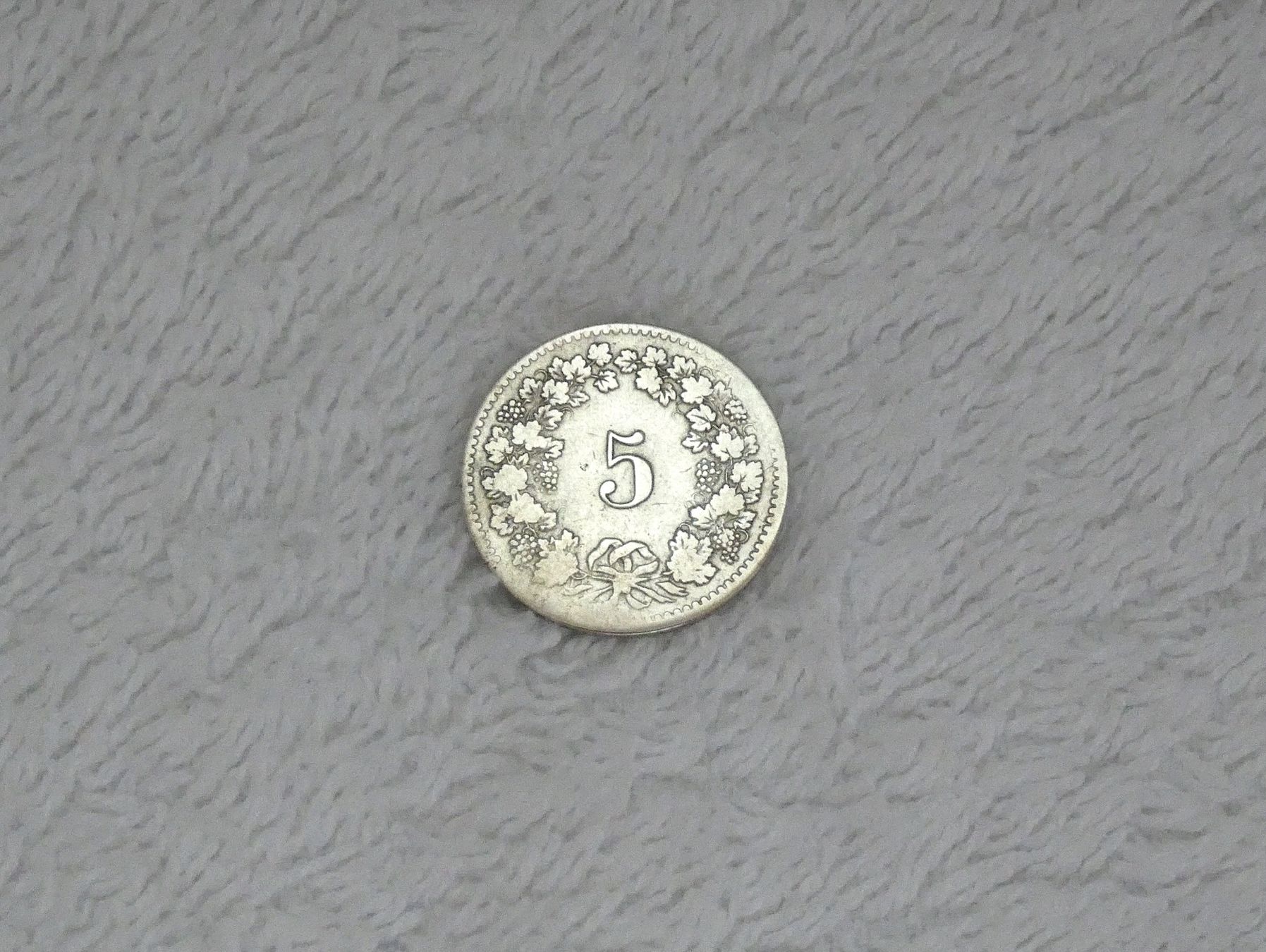 Tutti le monete: 5 centimes/Rappen 1850 BB – Usato da Nyon venduto da Ilmi09 1