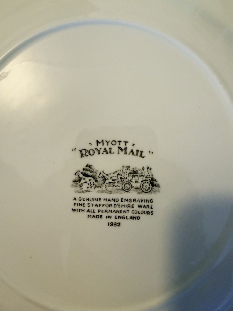 Services de table: Myott Royal Mail Teller 12er Set 1982 England – Neuf (Voir description) à Schafisheim par Flawiia 3