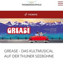2 Tickets Print@Home für GREASE  8. Juli 2026 20 Uhr in Thun