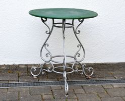 Antiker Metall Gartentisch 20er 30er Jahre Jugendstil Tisch