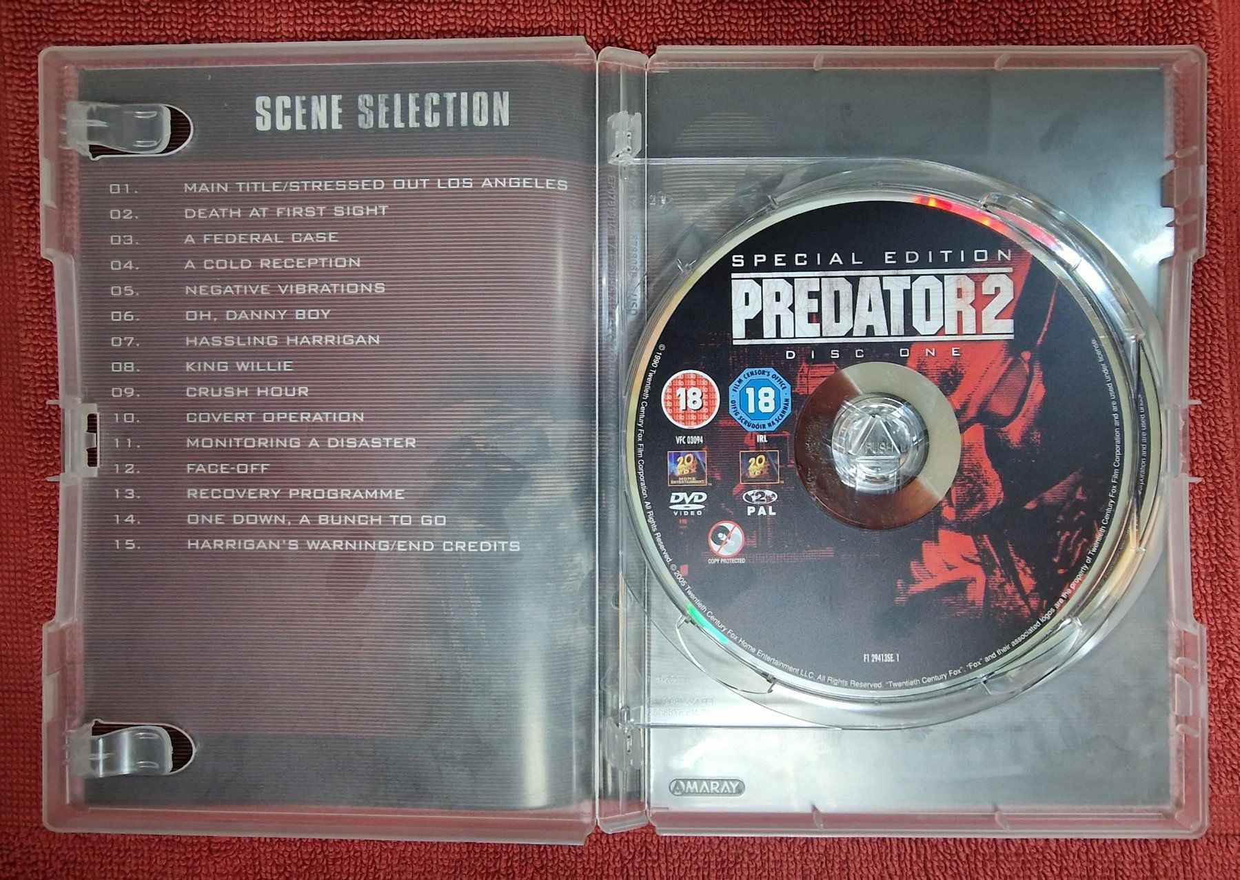 Tutti i DVDs: Predator 2 DVD UK Version – Usato da Basel venduto da phi_8xhm 2