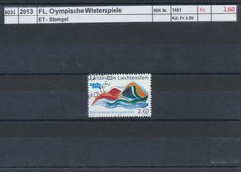 2013 FL, "Olympische Winterspiele", ET - Stempel
